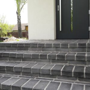 Alter Ziegel Kachel Grafit 1,5 cm