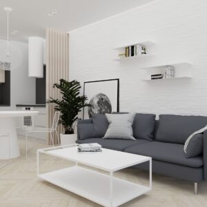 Ziegelfliese Milano Weiß (1m2)
